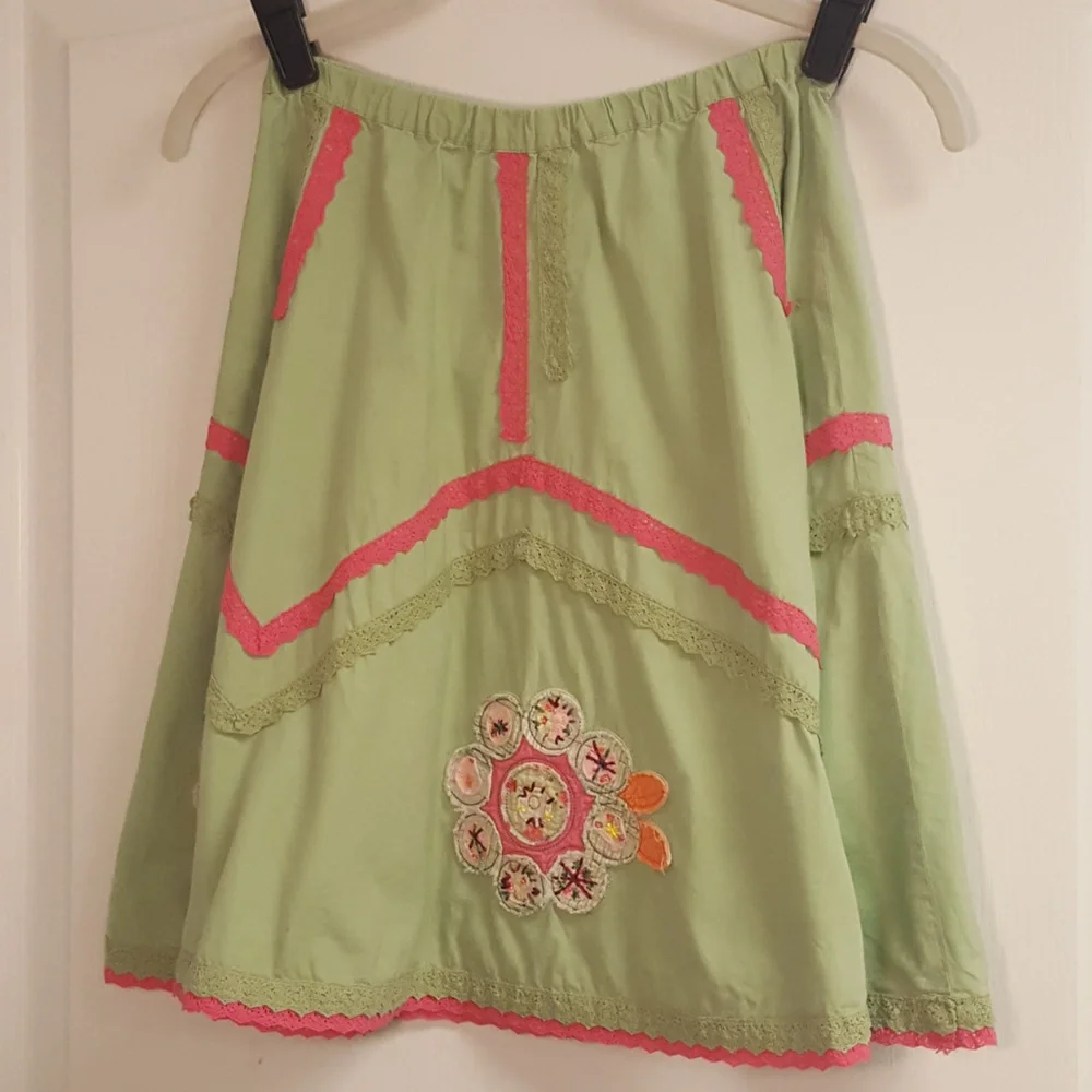 The Children's Place Boho Pink Green Skirt